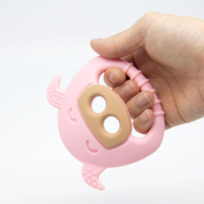Mordedor Sensorial em Silicone Marcus&Marcus Pig