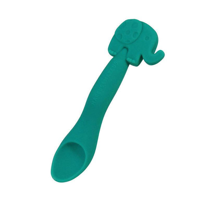 Colher em Silicone Marcus&Marcus Elephant Verde