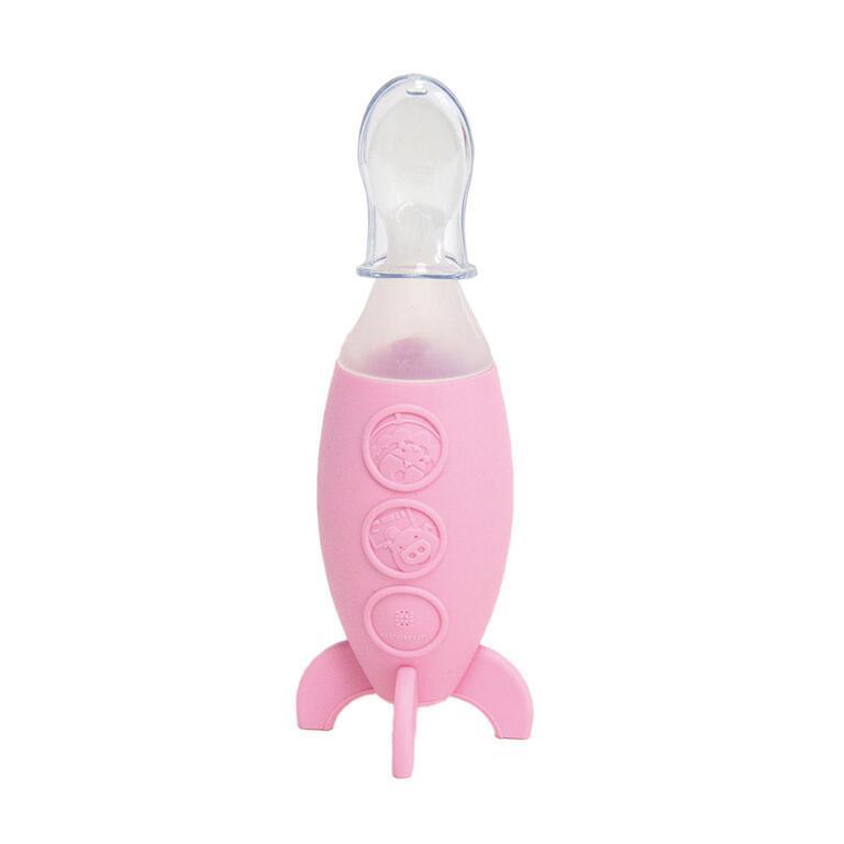 Colher Dispensadora Marcus&Marcus Foguetão Rosa 90ml