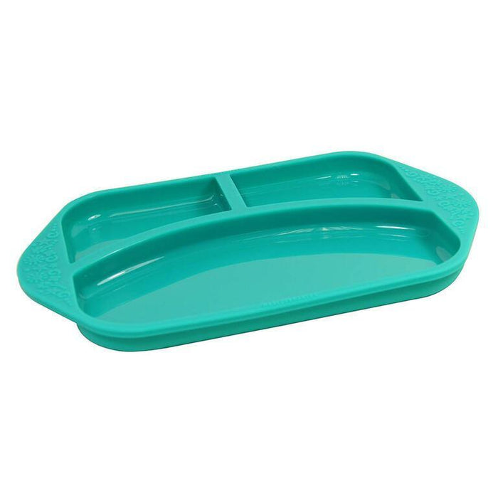 Prato em Silicone com Divisórias Marcus&Marcus Elephant Verde