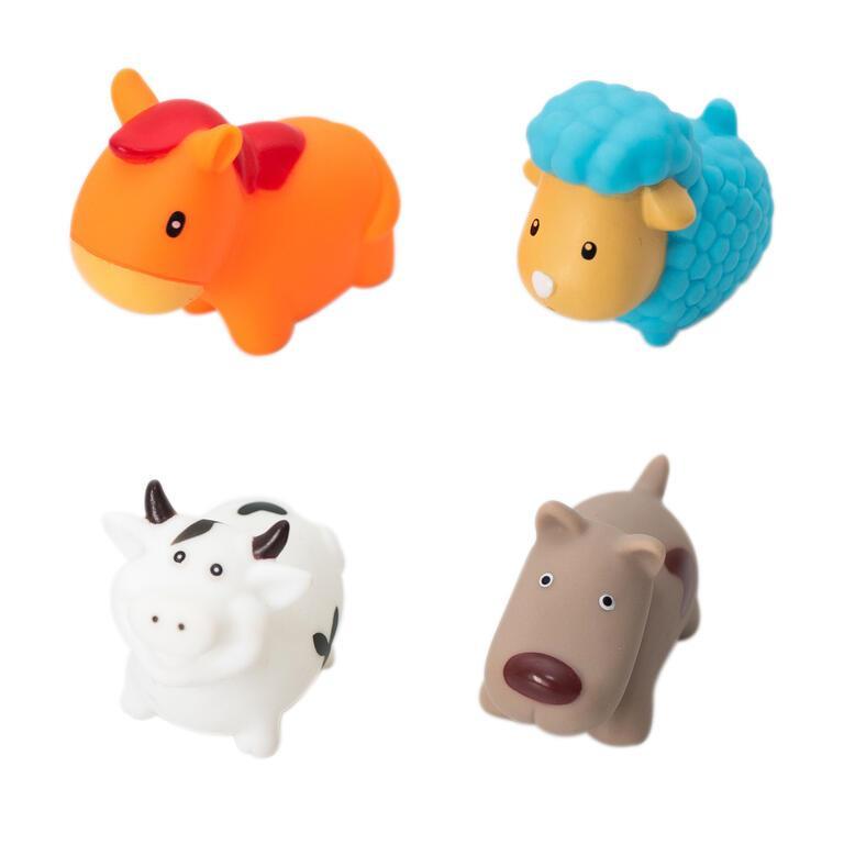 4 Olmitos Farm Animal Bath Figures
