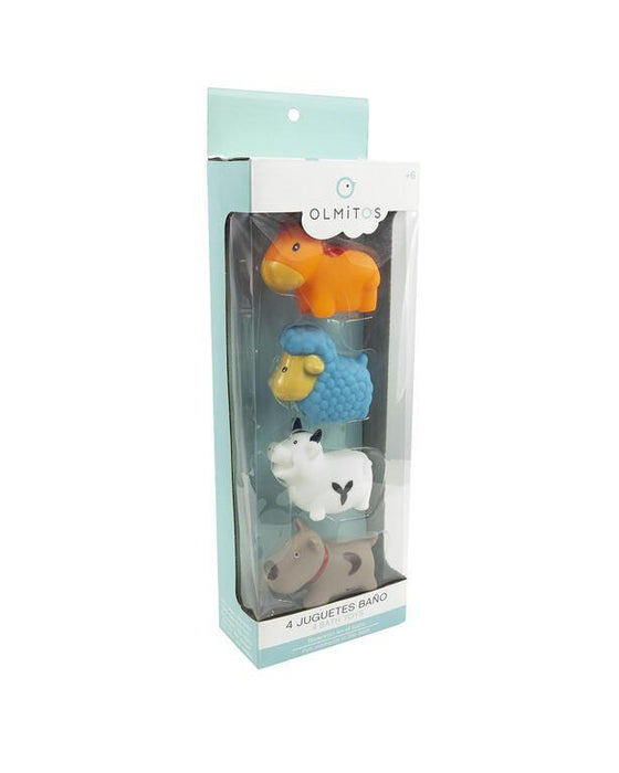 4 Figuras de Banho Olmitos Animais da Quinta