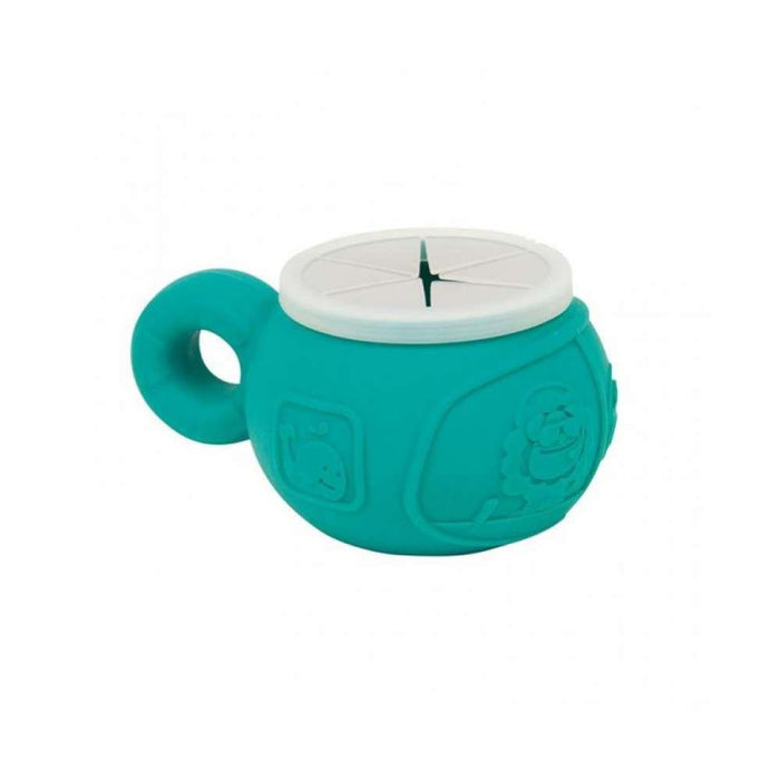 Taça com Tampa e Asa para Snacks Verde