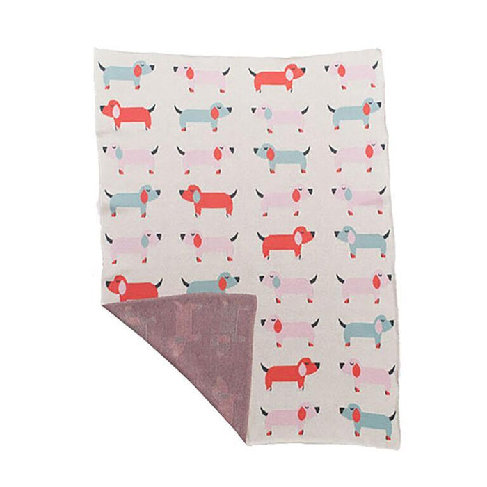 Manta Cachorros de Algodón Orgánico 80 x 100 cm