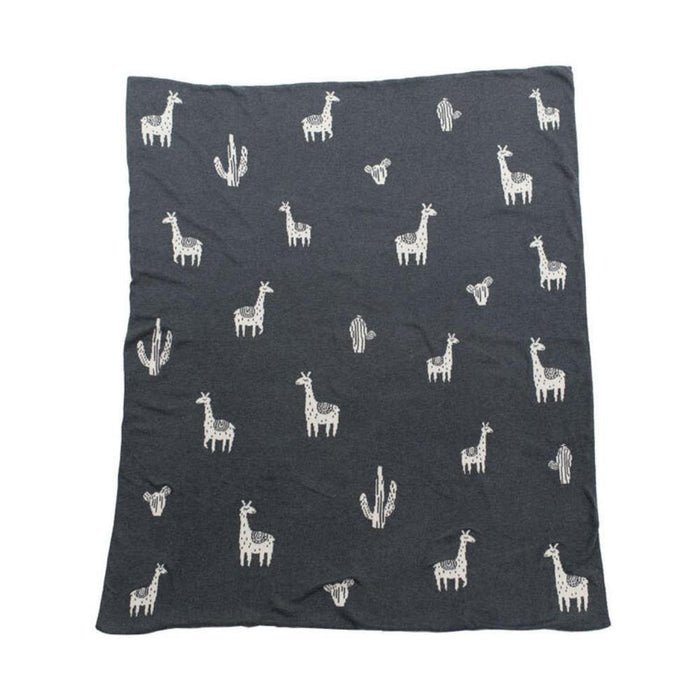 Manta em Algodão Orgânico Niu Lamas