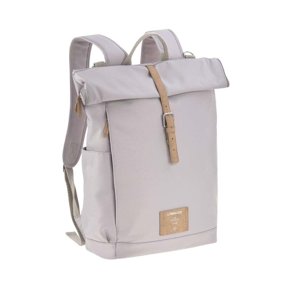 Mochila enrollable Lassig Green Label gris