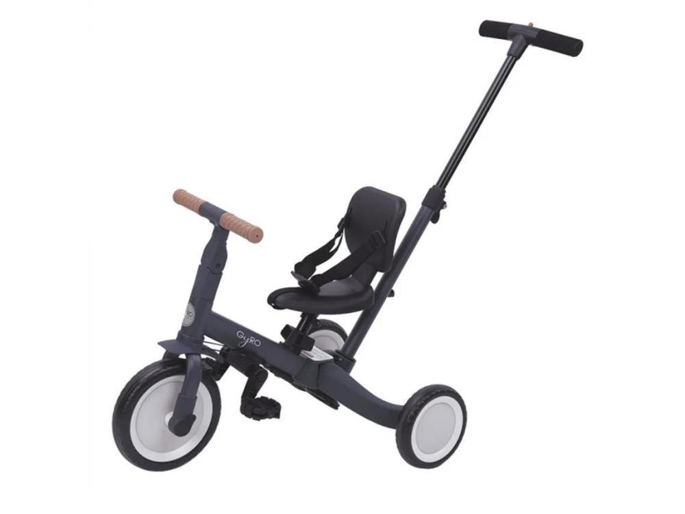 Triciclo evolutivo Olmitos Gyro 5 en 1, gris