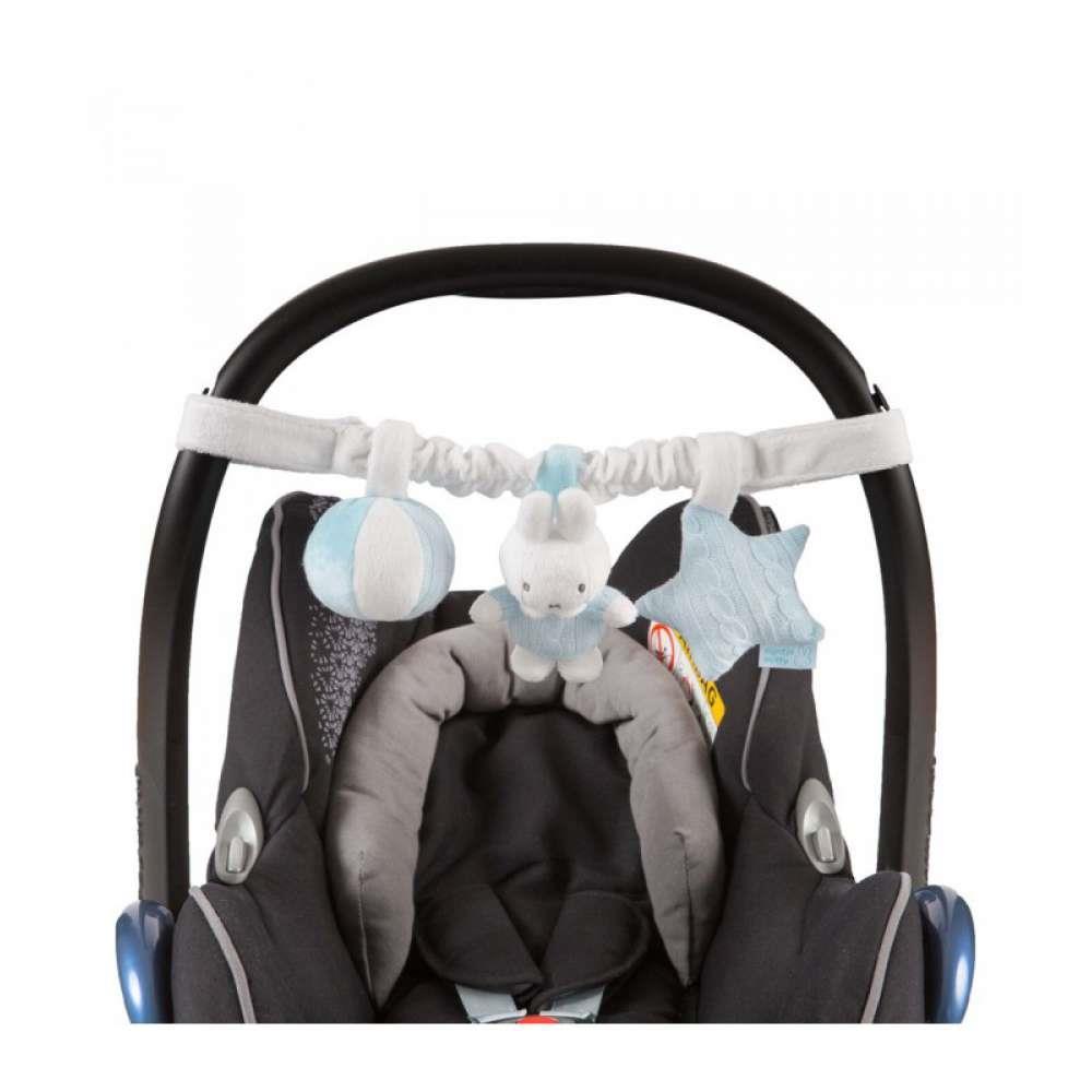 Toy Chain for Miffy Blue Car