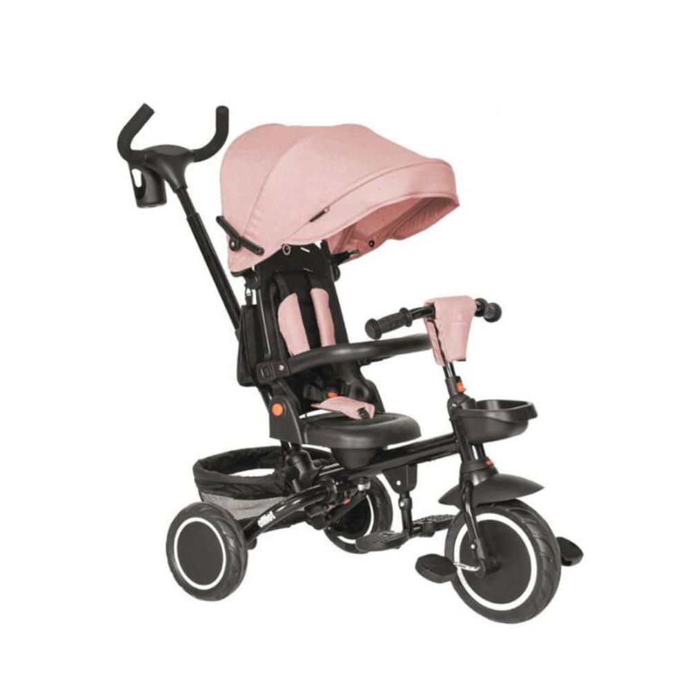 Triciclo Multifuncional com Capota Olmitos Elliot Pink