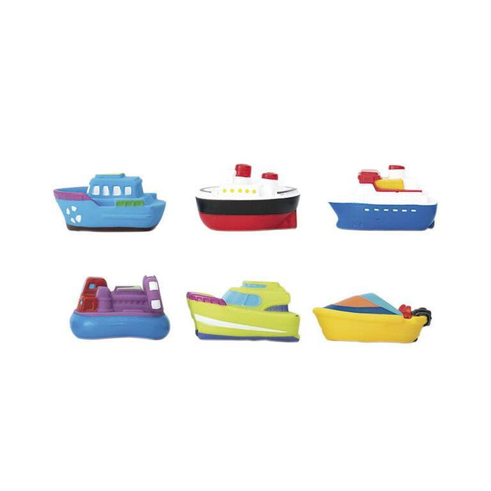 Conjunto de 6 Brinquedos de Banho Olmitos Barcos