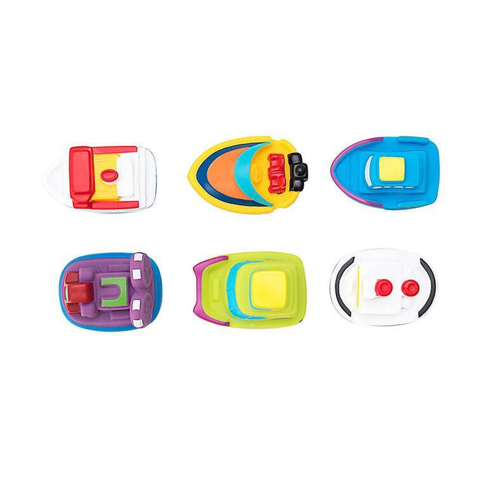 Conjunto de 6 Brinquedos de Banho Olmitos Barcos