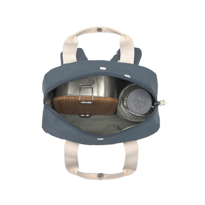 Mochila Lassig Mini Square Happy Blue 28cm