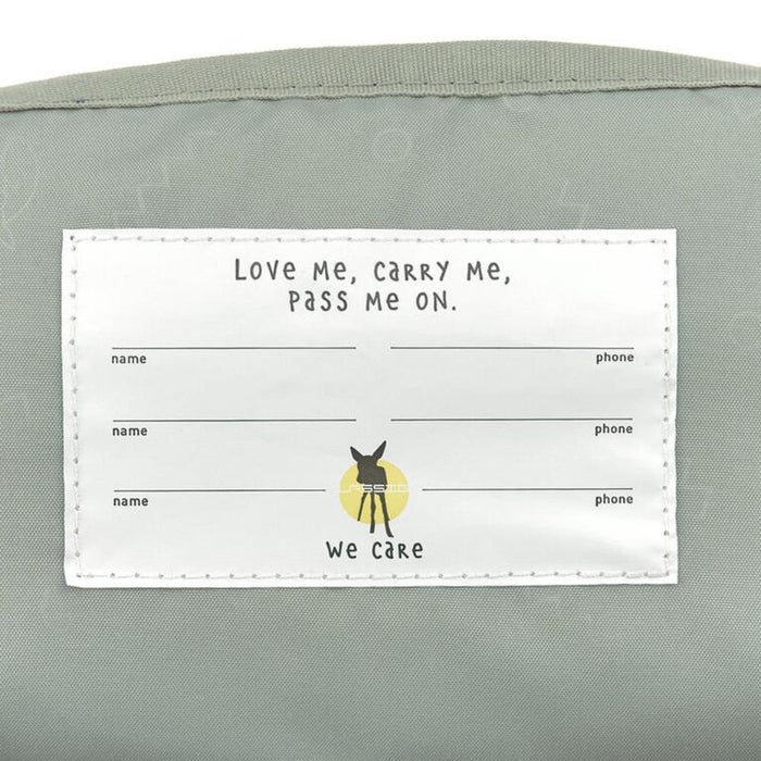 Mochila Lassig Mini Square Happy Blue 28cm