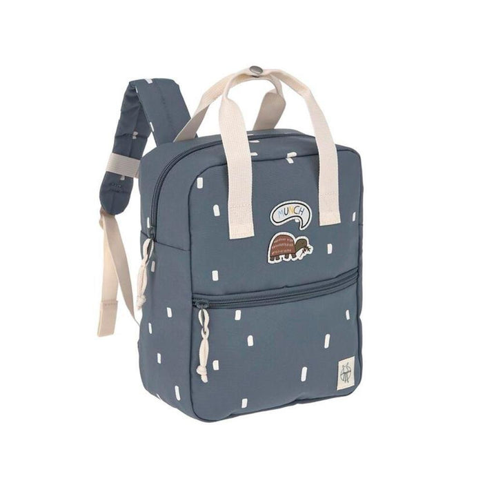 Mochila Lassig Mini Square Happy Blue 28cm