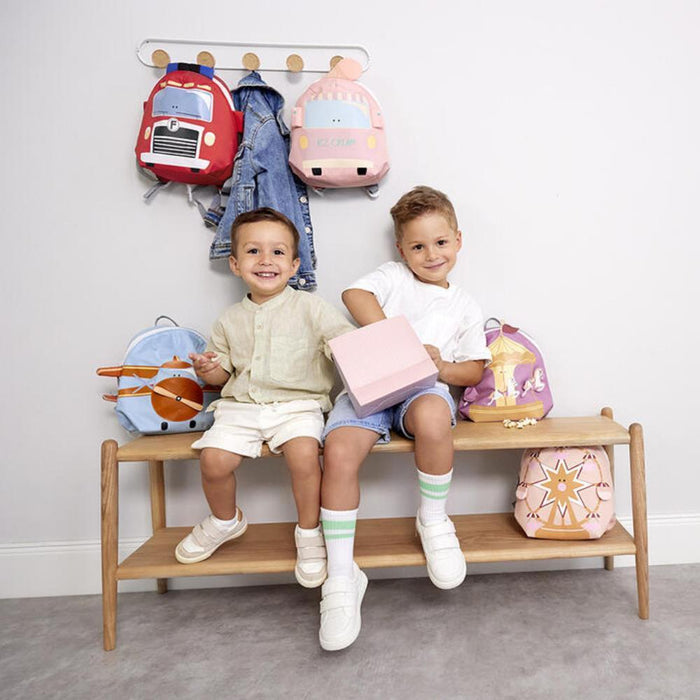 Mochila Lassig Tiny Fire Engine 24cm