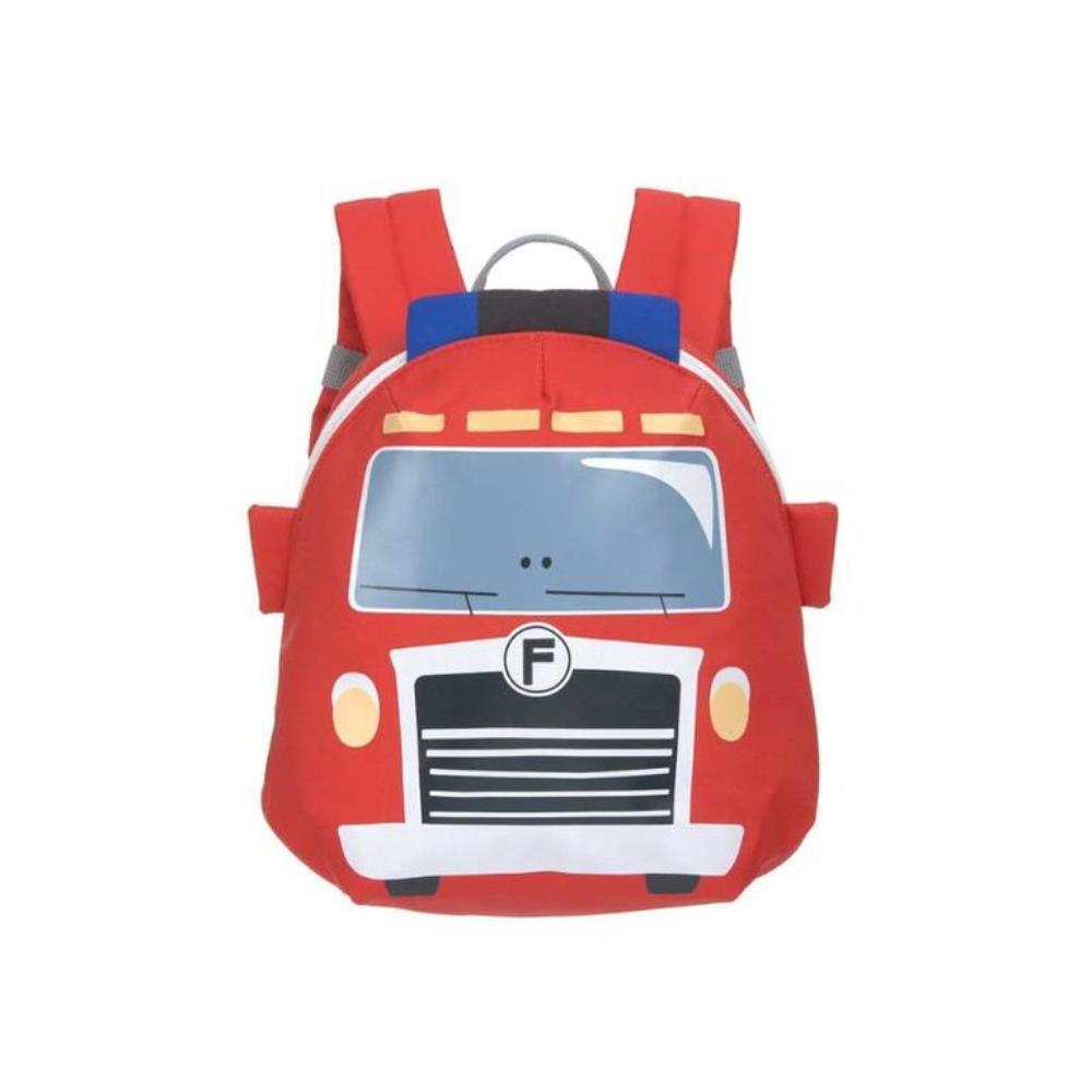 Mochila Lassig Tiny Fire Engine de 24 cm
