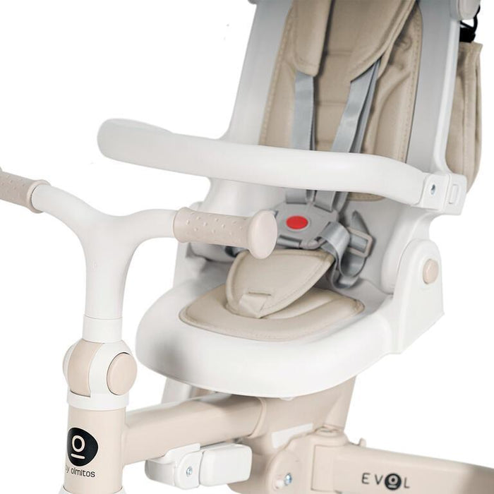 Triciclo Multifuncional com Capota Olmitos Evol Beige