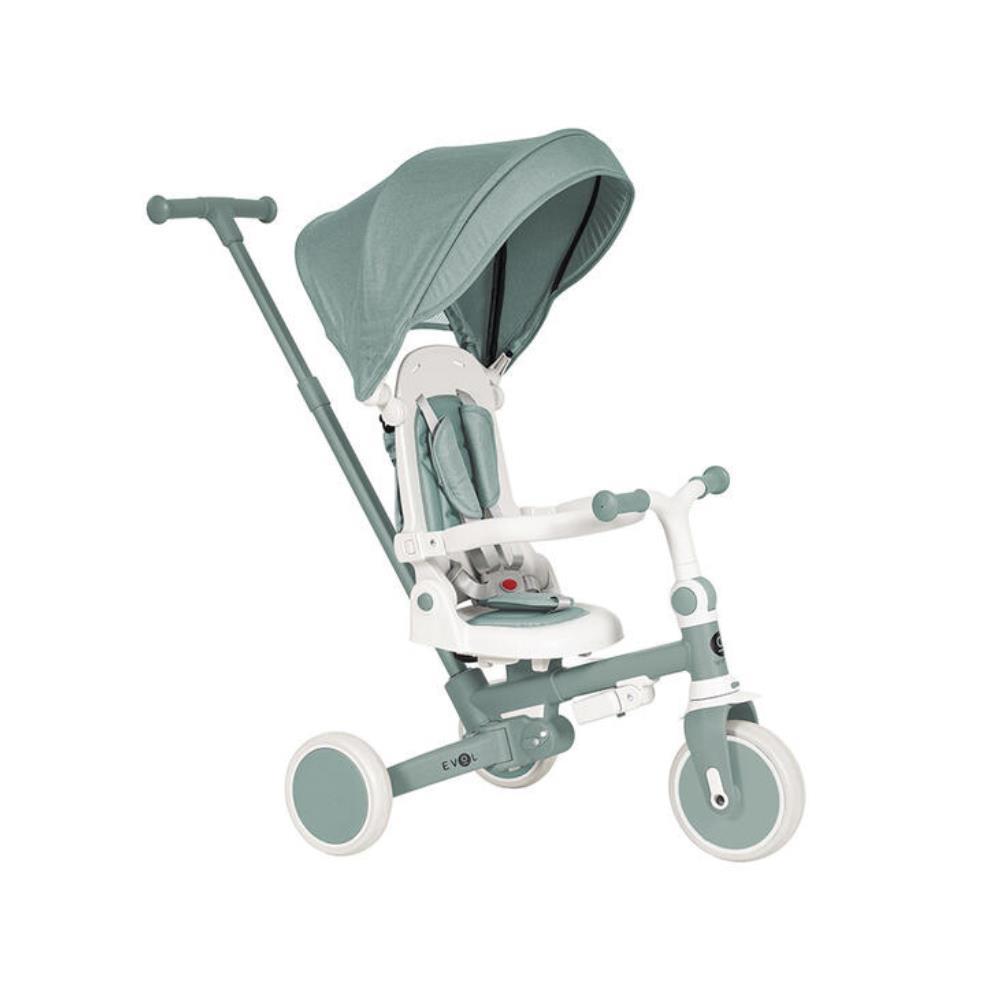 Olmitos Evol Mint Multifunctional Tricycle with Canopy