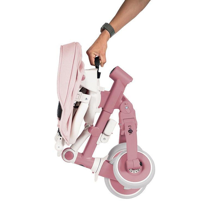 Triciclo Multifuncional com Capota Olmitos Evol Pink