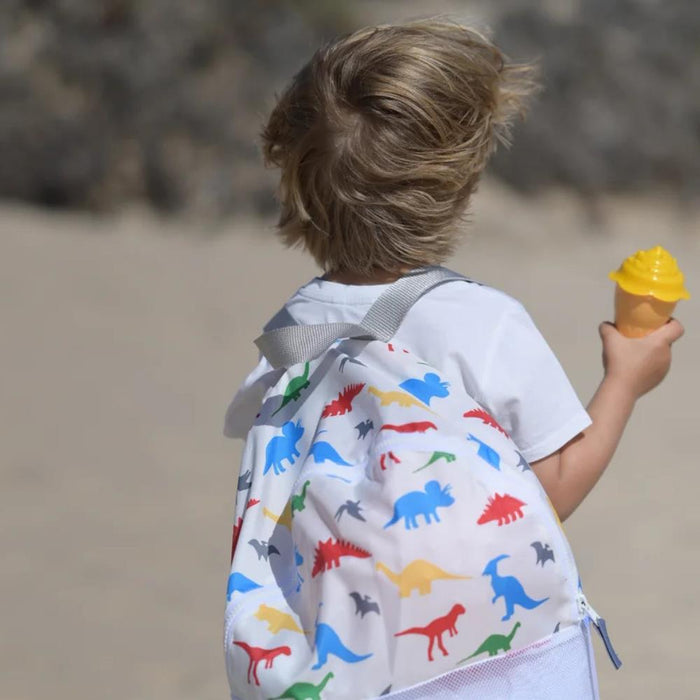 Mochila de Praia Pêra Doce com Dinossauro Coloridos