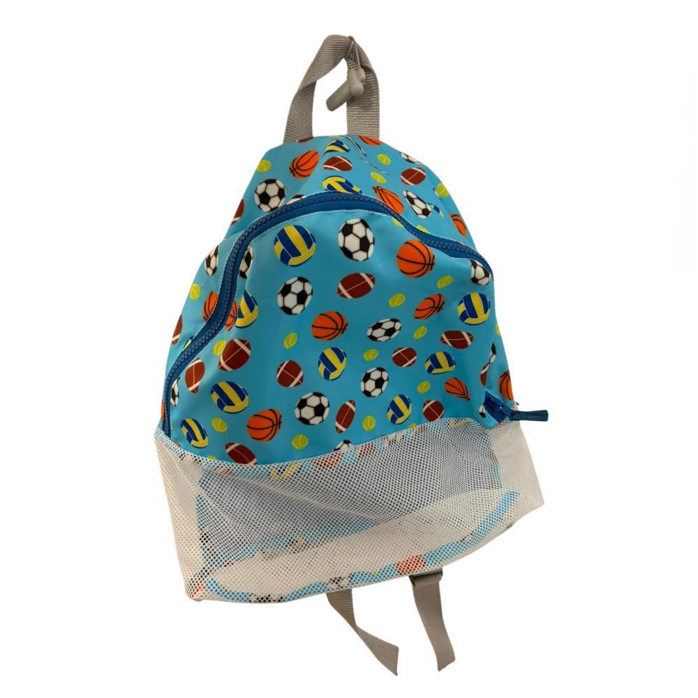 Mochila de Praia Pêra Doce Bolas de Desporto Azul