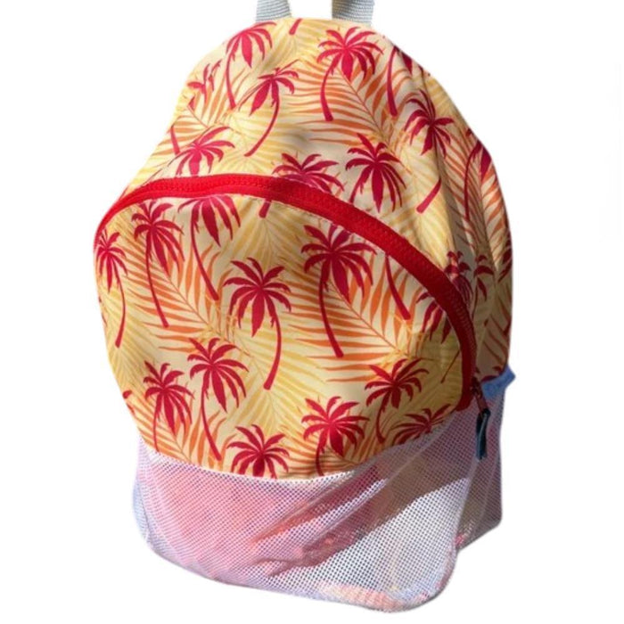 Mochila de Praia Pêra Doce Palmeiras Laranja
