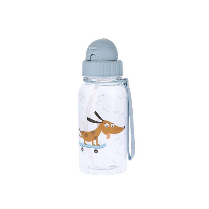 Garrafa com Palhinha Tutete Skater Dog 500ml