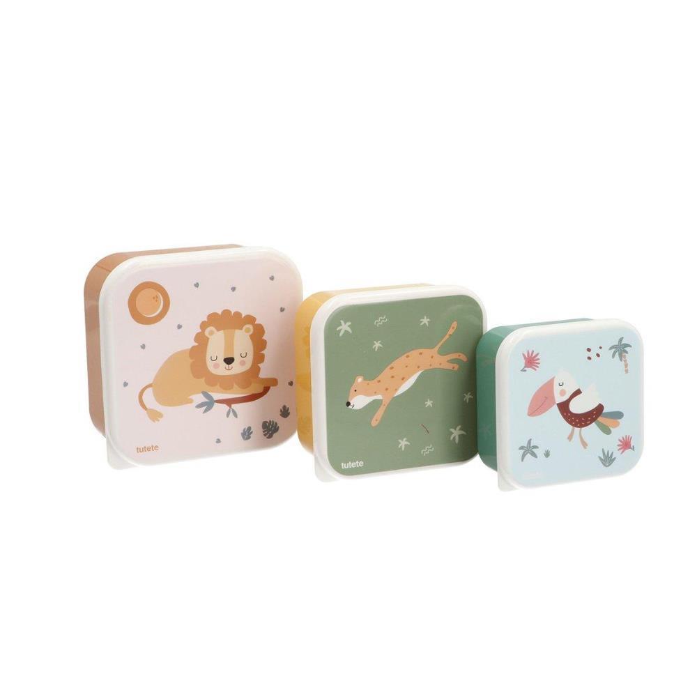 Conjunto de 3 Caixas Tutete Savannah