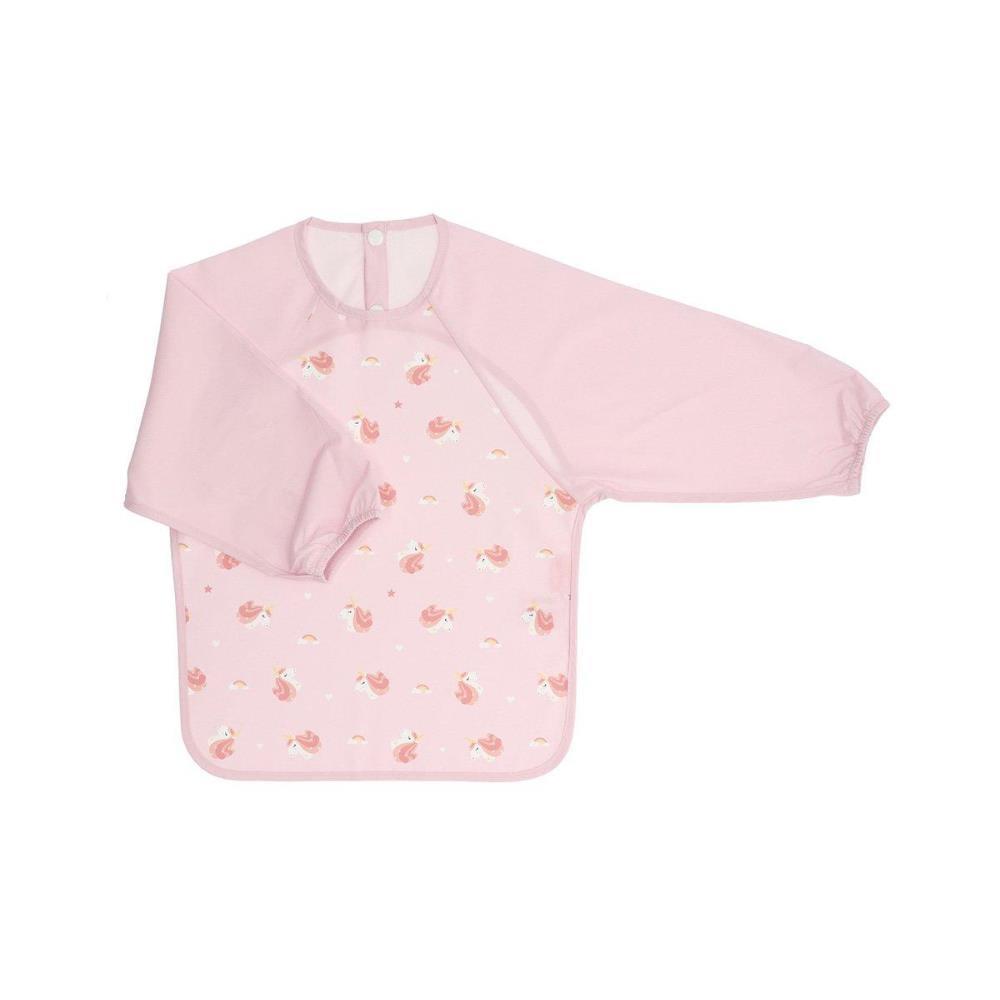 Magical Unicorn Waterproof Bib with Sleeves