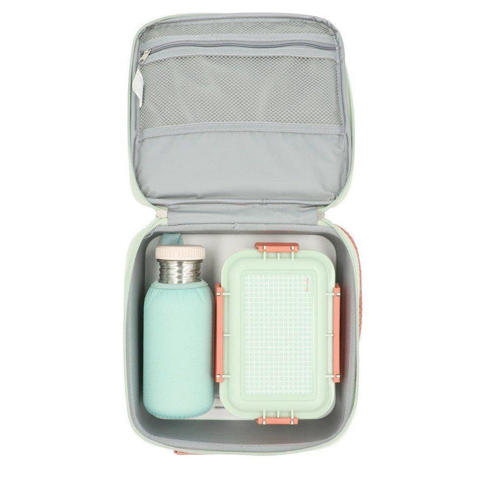 Lancheira Térmica Rígida Monnëka Net Sage