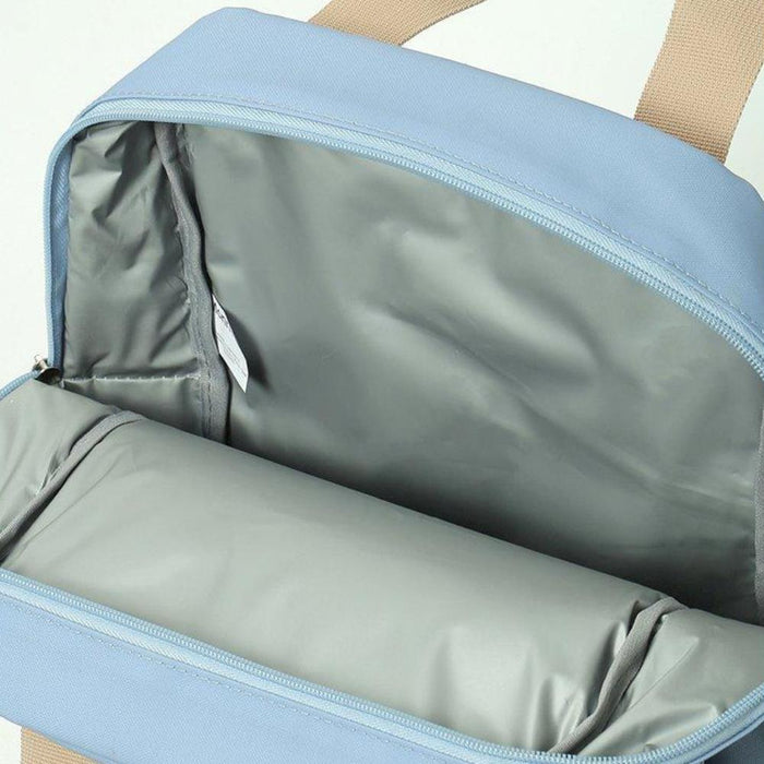 Mochila Térmica Rayas Azul 35.5x26cm