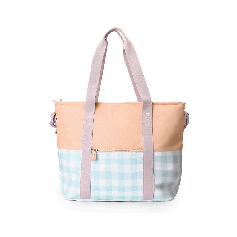Monnëka Stripes Apricot XL Cooler Bag 41x36cm