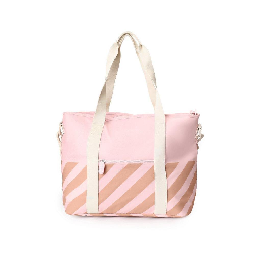 Monnëka Stripes Pink XL Thermal Bag 41x36cm