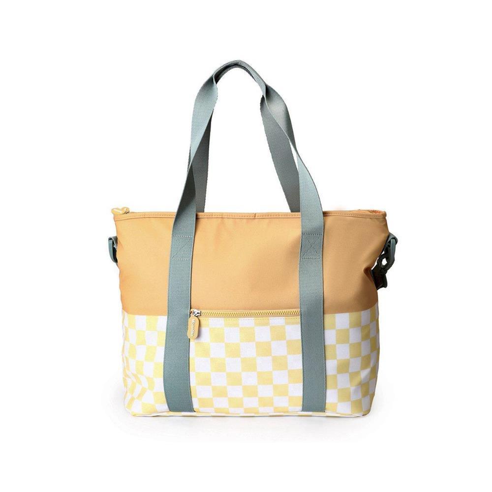 Monnëka Stripes Yellow XL Thermal Bag 41x36cm