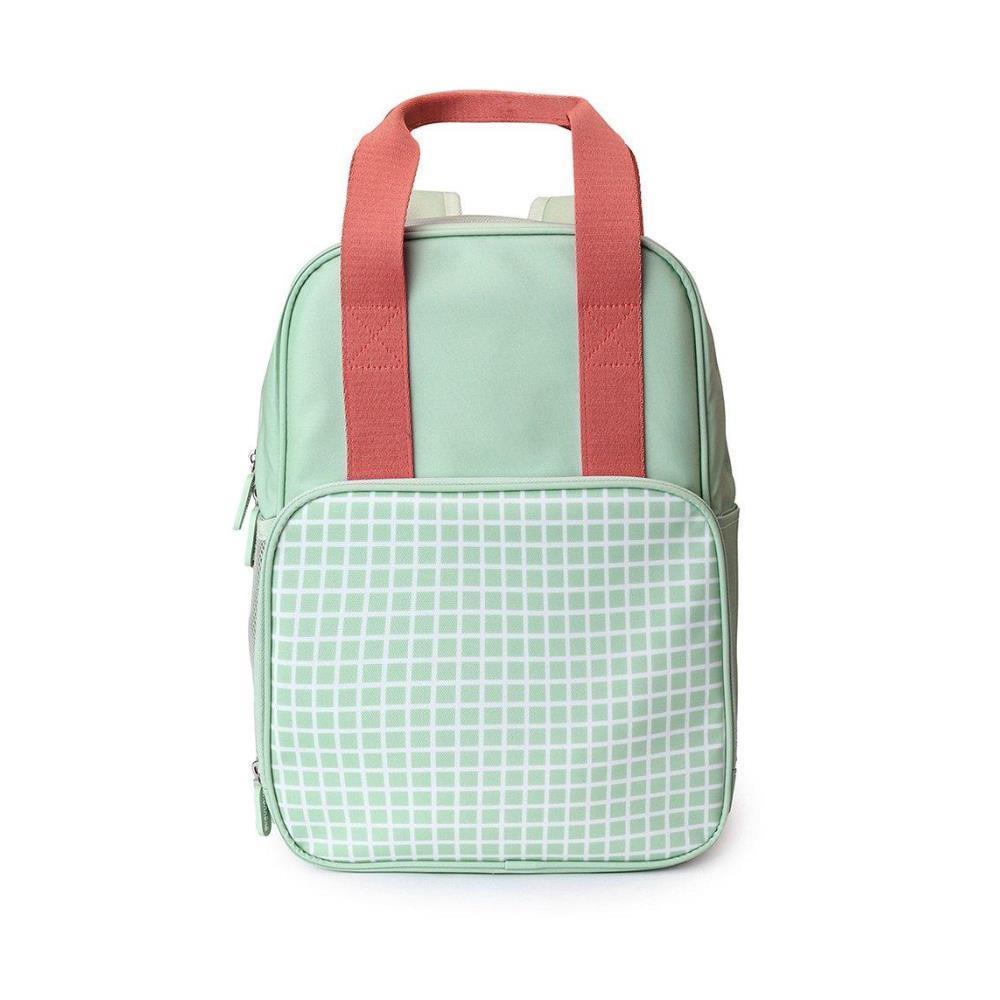 Mochila Monnëka Scout Stripes Sage 35cm