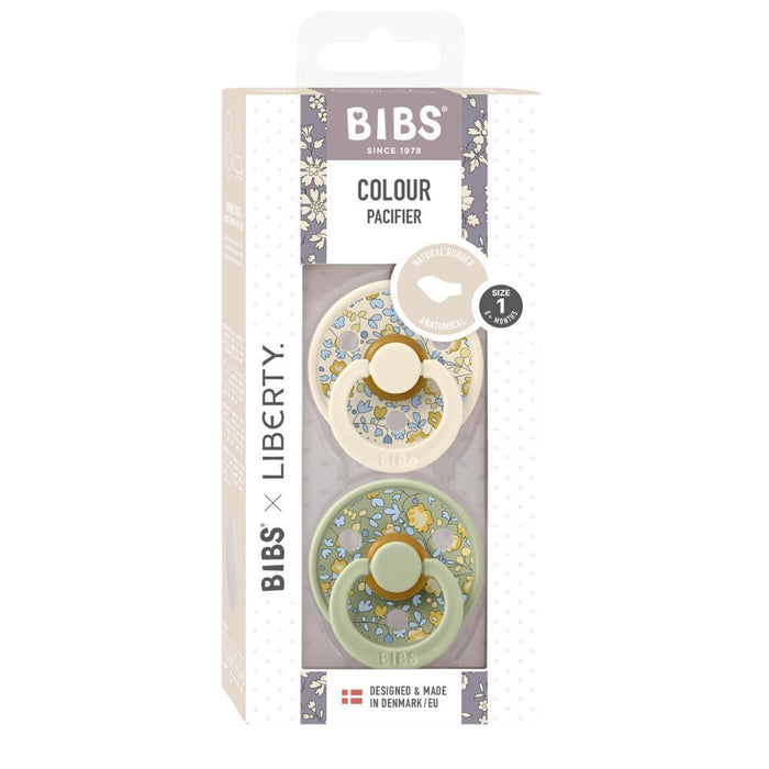 2 Chupetas Anatómicas Bibs Liberty Eloise Sage 0-6m