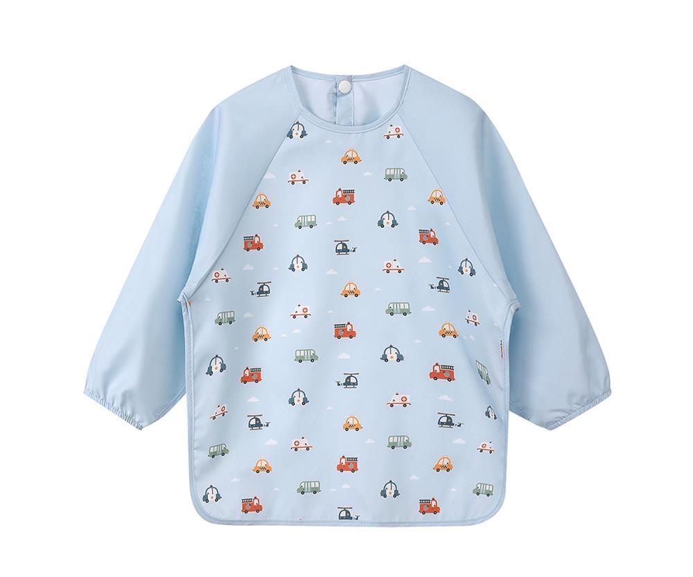 Tutete City Cars Waterproof Long-Sleeved Bib