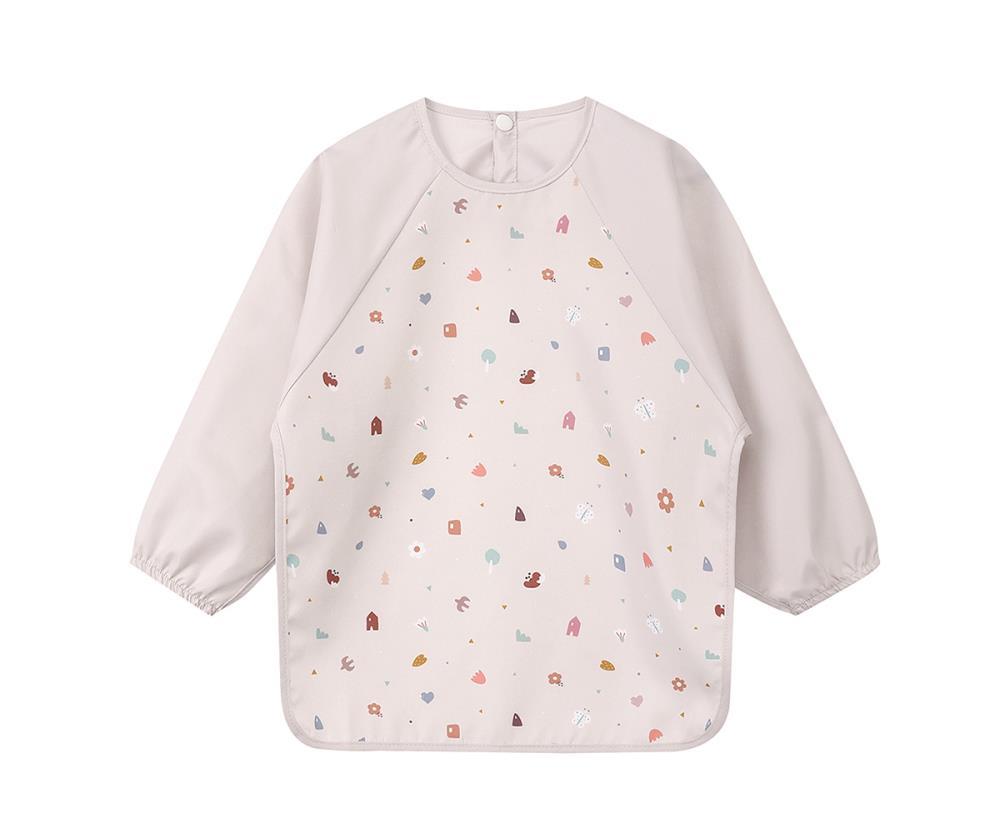 Tutete Geometric Nature Waterproof Long-Sleeved Bib