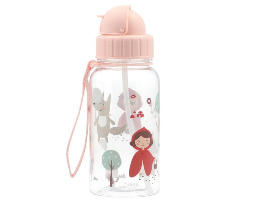 Garrafa com Palhinha Tutete Little Red 500ml