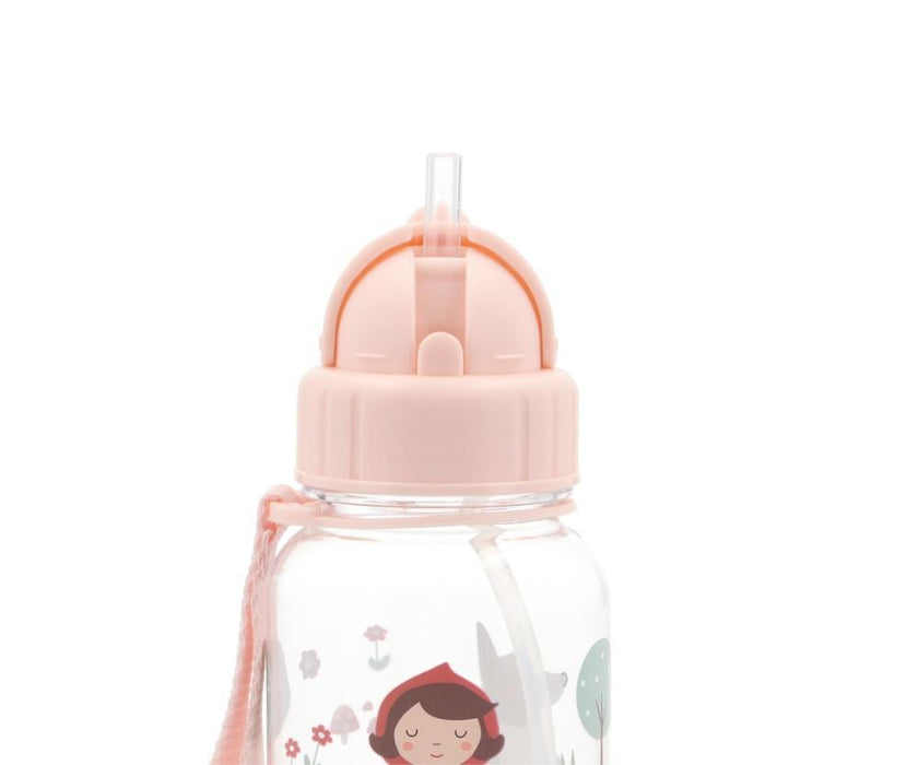 Garrafa com Palhinha Tutete Little Red 500ml