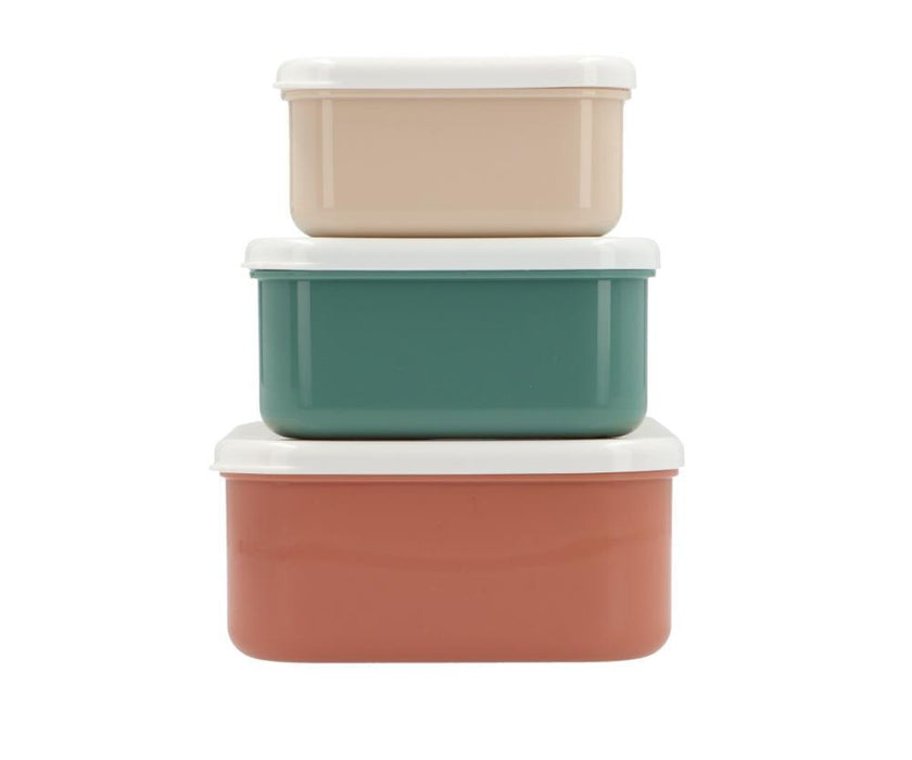 3 Caixas Lancheira Tutete Geometric Nature