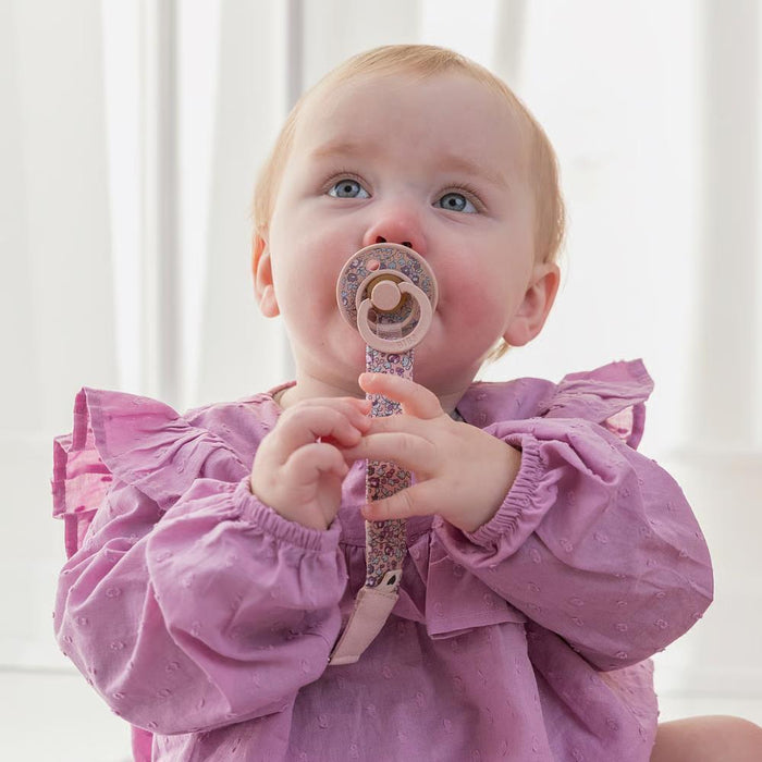 Corrente para Chupeta Bibs Liberty Eloise Blush
