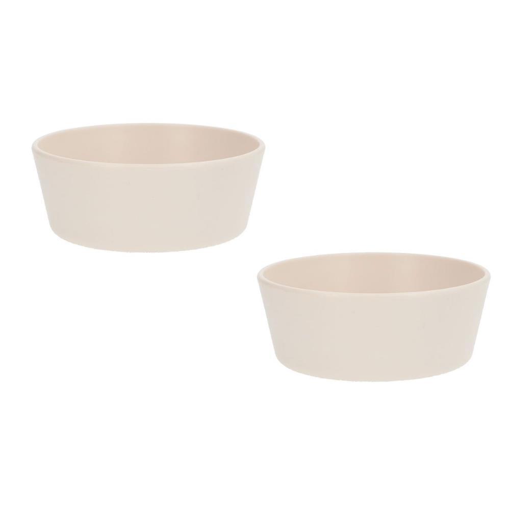2 Tutete Round Bowls Ivory