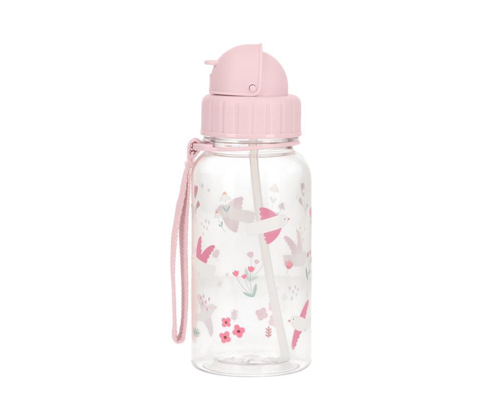 Garrafa com Palhinha Tutete Blossom Birds 500ml