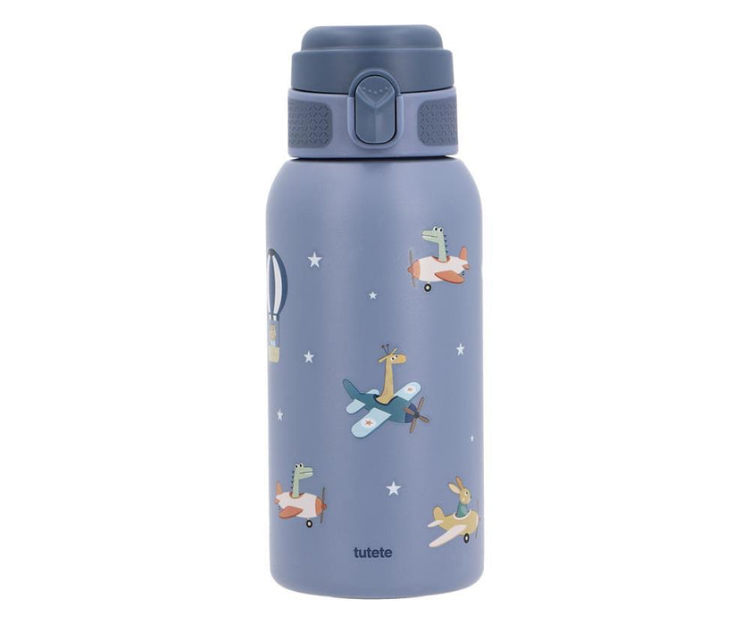 Garrafa Térmica em Inox com Tampa Flip Tutete Planes 500ml