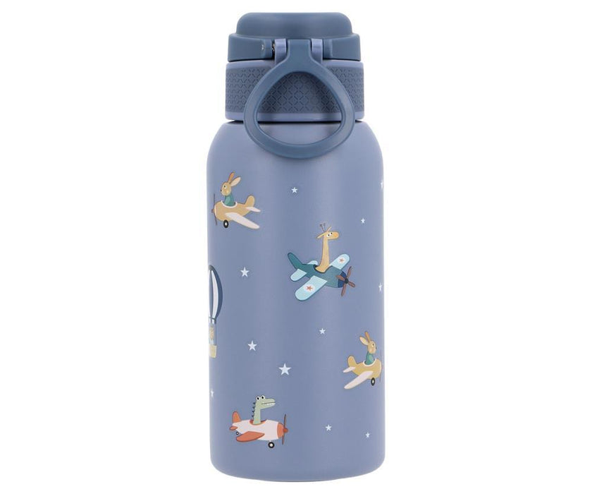 Garrafa Térmica em Inox com Tampa Flip Tutete Planes 500ml
