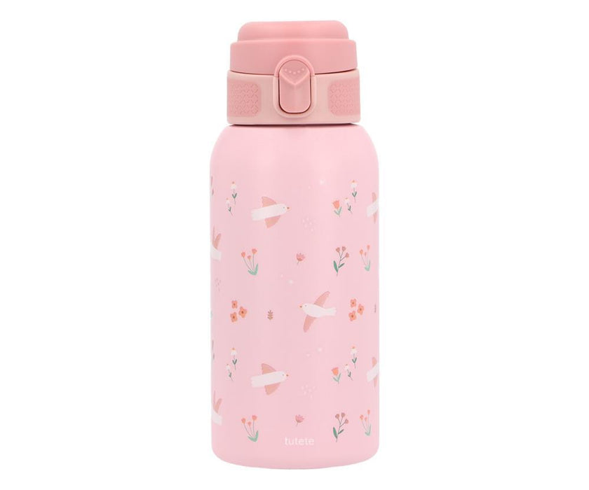 Garrafa Térmica em Inox com Tampa Flip Tutete Blossom Birds 500ml