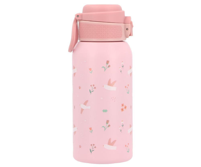 Garrafa Térmica em Inox com Tampa Flip Tutete Blossom Birds 500ml