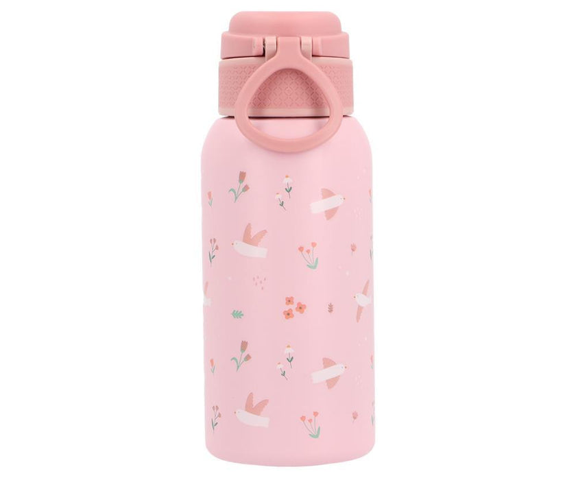 Garrafa Térmica em Inox com Tampa Flip Tutete Blossom Birds 500ml
