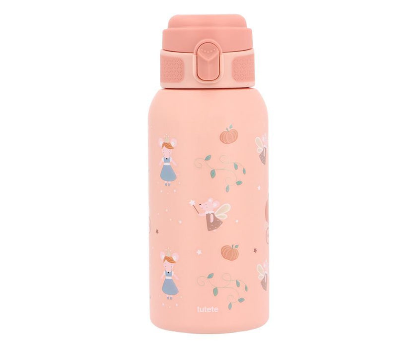 Garrafa Térmica em Inox com Tampa Flip Tutete Mouse Fairies 500ml